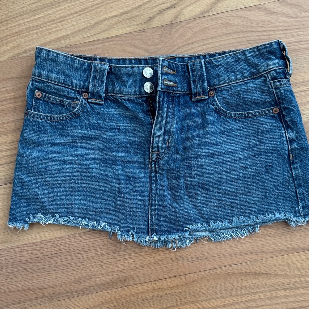 American Eagle Blue Denim Skirt